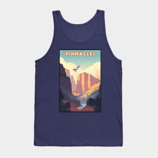 Pinnacles National Park Travel Poster Tank Top